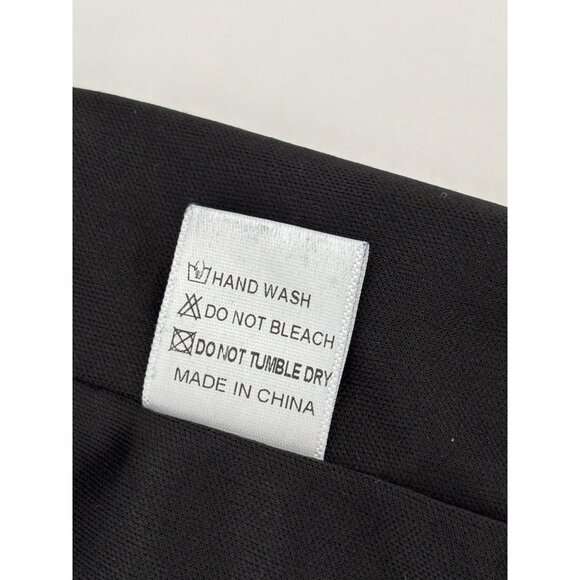 Mini Skirt Small BodyCon Gold Zip Adjustable Slit Streetwear Minimalist Preppy - Picture 9 of 15